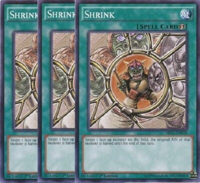 yugioh shrink card Does limited edition mean anything? : r/YugiohCards may be 1st or Unlimited Edition Shrink (Platinum Secret Rare) [RA03-EN162]