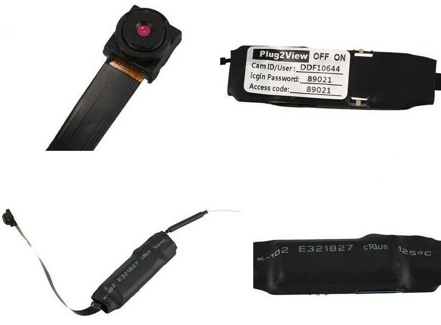 Mini videocamera microspia micro cam video colori Camera IP WIFI microfono - Immagine 3 di 3