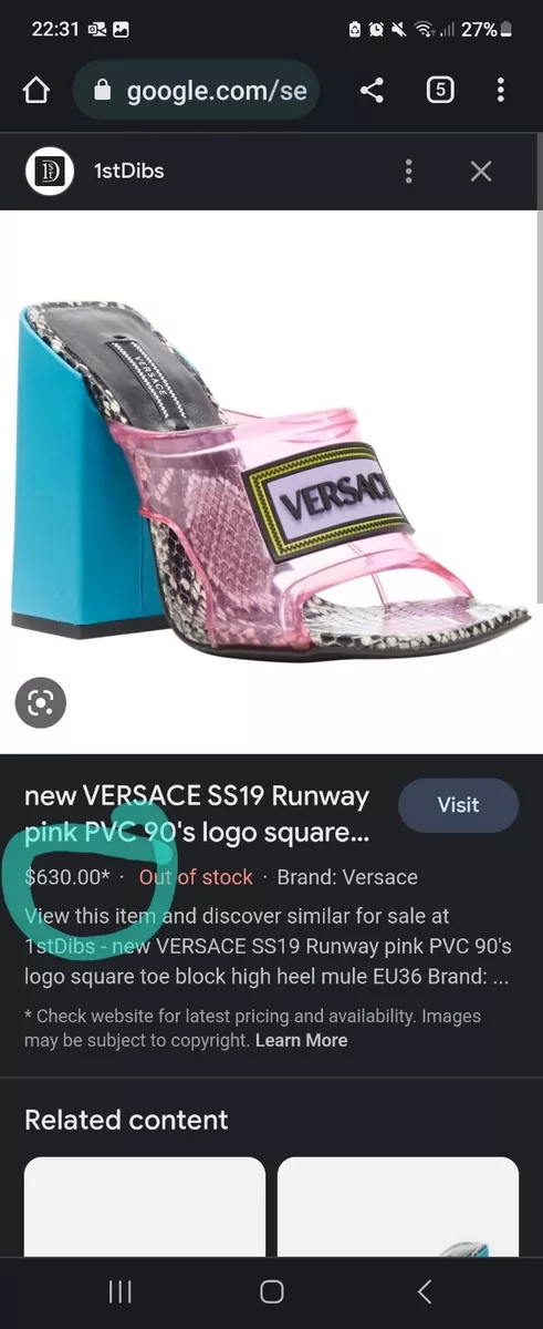 Versace hot sale 90s sandals
