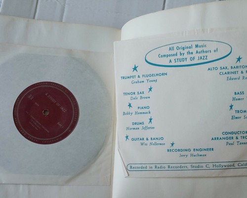 A Study of Jazz Paul Tanner and Maurice Gerow Second Edition 1974 With Record - Picture 3 of 5