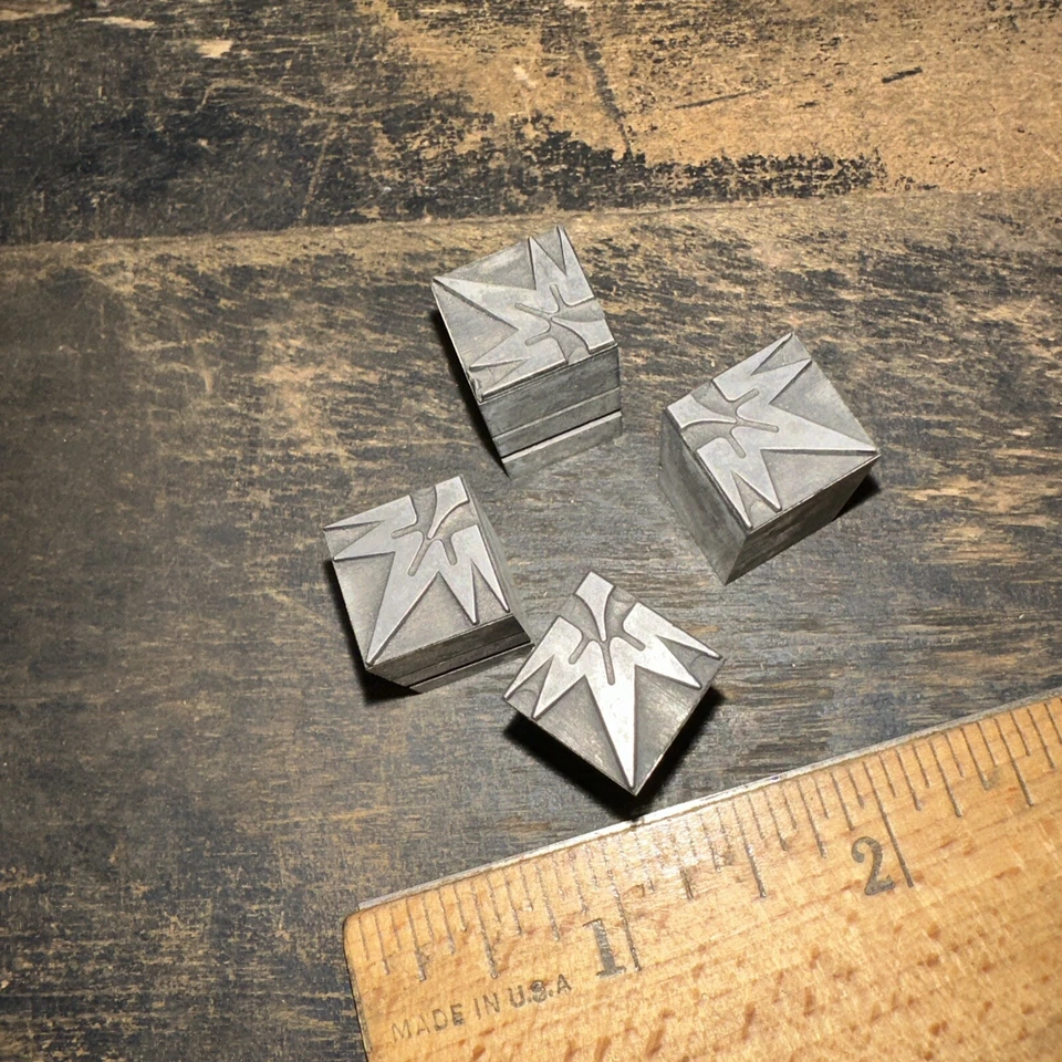 Print Blocks “ Ornamental Borders “ Georgeous Details!! Starburst Pattern - Image 4 of 4