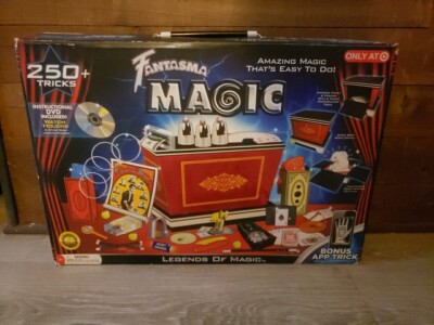 Fantasma Magic 250+ Tricks.  Magic Trick Kit With Instructional DVD. Legends