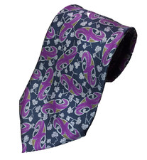 Boss Hugo Boss Men  s Tie Print Multicolored Classy Necktie Vtg