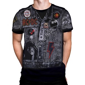 camiseta ac dc hombre