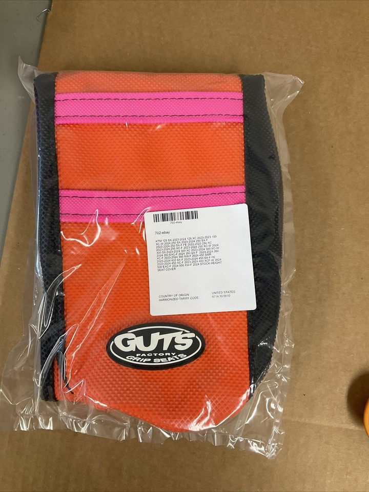KTM 125 SX 20232024 Stock Height Velcro Seat Cover (label in Picture