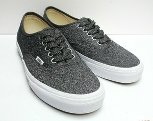 vans lurex glitter black