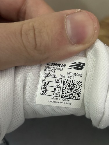 New Balance 550 Scarpe Sportive per Uomo, EU 40 - Bianche - Foto 2 di 2