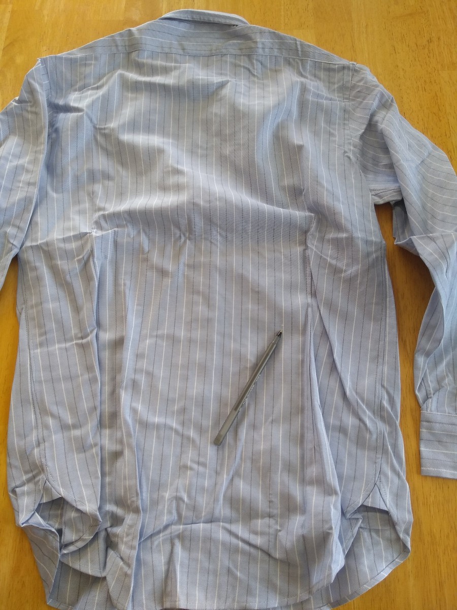 NWOT Brooks Brothers Blue Stripe Cotton Button Down 14.5-31