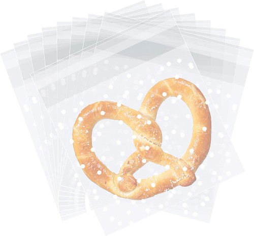 self sealing cellophane cookie bags