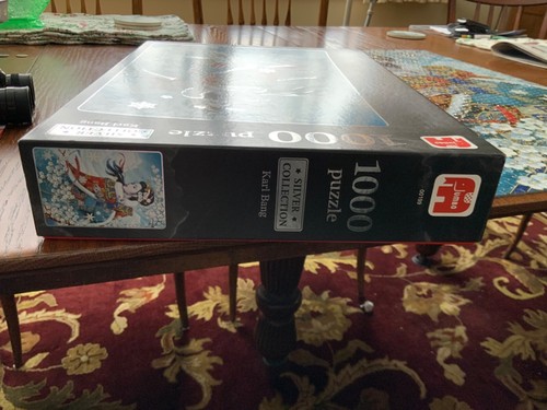 Karl Bang Silver Collection 1000pc "Winter's Majesty" 1999 Jumbo Jigsaw Puzzle - Picture 11 of 17