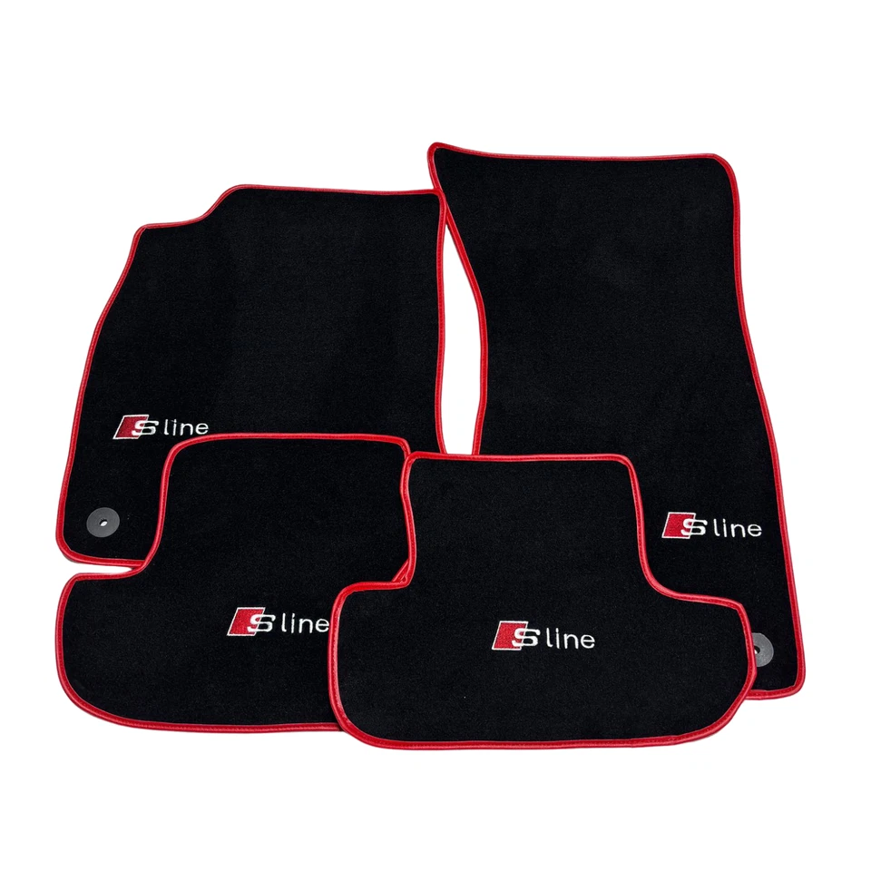 Alfombrillas de terciopelo de lujo para Audi A6 A7 A8 — ajuste personalizado, interior premium Foto 4 de 4