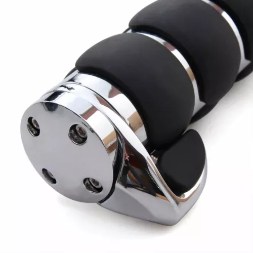 Motorcycle Handlebar Hand Grips 1" 25mm For Harley Honda Yamaha Suzuki Cruiser - Picture 10 of 12