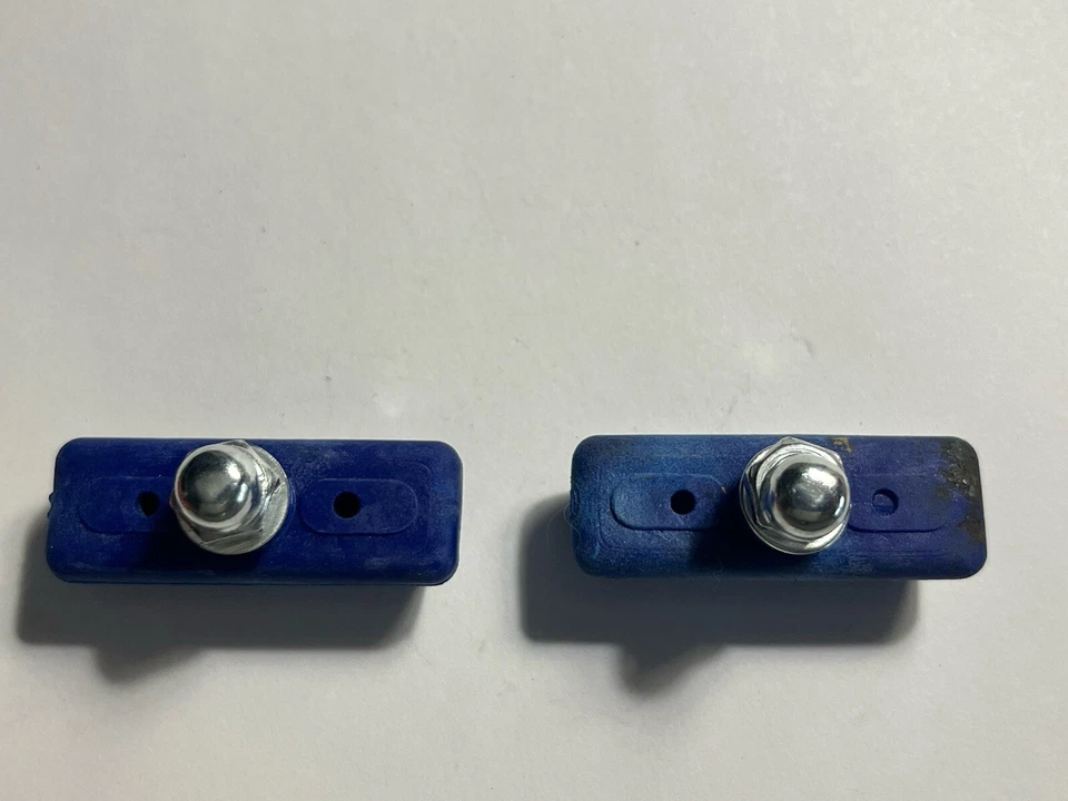 NEW BLUE OLD SCHOOL BMX FREESTYLE BRAKE PADS (2 Included) DIA COMPE 901 880 900 - Image 2 of 2