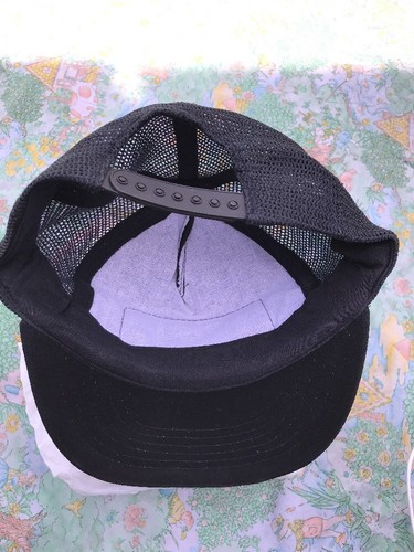 Vintage Jack Daniels Whiskey Lynchburg Lemonade Black Mesh Baseball Hat Cap - Picture 4 of 6