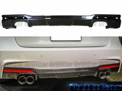 FIT 2012-2018 BMW F30 F31 3 SERIES M SPORTS CARBON FIBER 3D STYLE REAR DIFFUSER