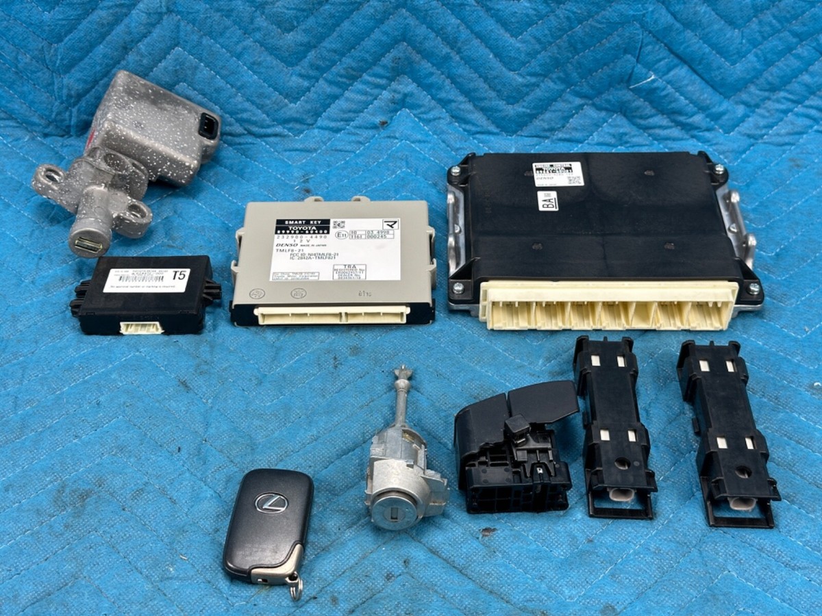 2017 Lexus GX460 ECU Immobilizer Smart Key Lock Cylinder 9pc Set