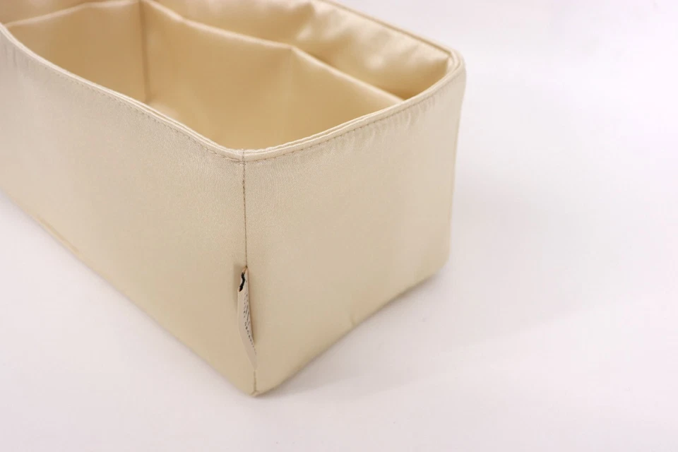 Silk Satin Handbag insert Organizer, Hermes Picotin 18, Garden Party 30 Lindy 26 - Image 2 of 4