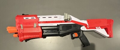 TESTED WORKING NERF E6159 TS-1 Fortnite Mega Pump Blaster