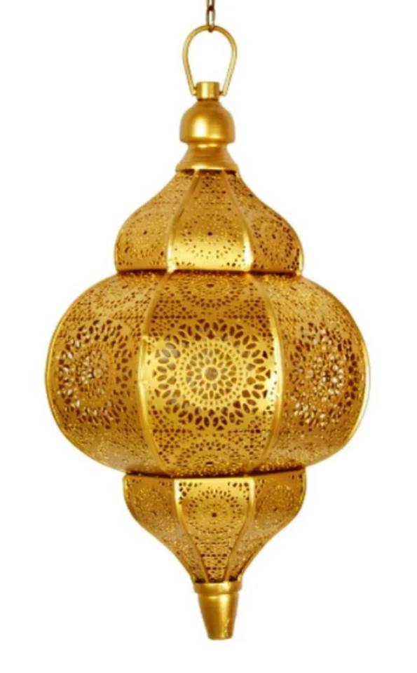 Lámpara colgante de techo marroquí hecha a mano turca moderna de diseño vintage para decoración del hogar Foto 2 de 4