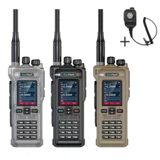 SenHaix GT-12 Dual Band 10W Handheld Mobile Radio Professional 2 Way Radio + Mic