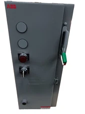 NEW ABB SIZE 0 FUSED COMBINATION MOTOR STARTER 5 HP 18 AMP COIL 115-120V 600 VAC