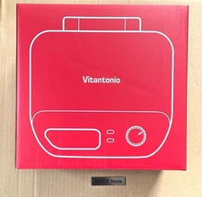 Vitantonio VWH-50-R Waffle & Hot Sandwich Baker 2-Pot Red AC 100V new F/S