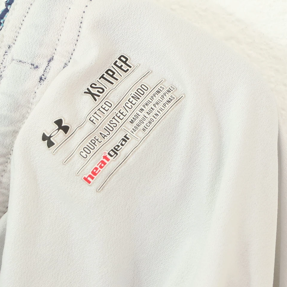 Under Armour Heat Gear Escape Shorts XS Lined Lightweight Blue Run EUC B5 - Image 3 of 4