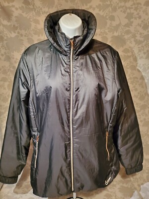 NIKE Women's NIKEGOLF Full Zip Lightweight Black Jacket, Size Large
