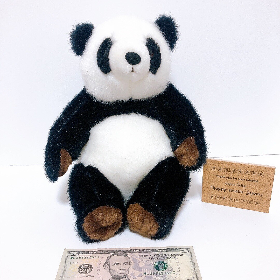 Rare Tagged Ueno Zoo Panda Bear Plush Tama Tokyo Zoological Park