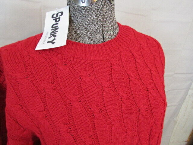 NOS Vintage Shirt sweater Spunky 1980's size M Me… - image 2