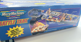 BOX ONLY Micro Machines Battle Tank Military Playset Galoob 1993 VTG Part
