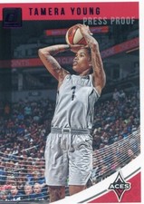 2019 Panini Donruss WNBA TAMERA YOUNG #69 PURPLE PRESS PROOF #74/99 ACES