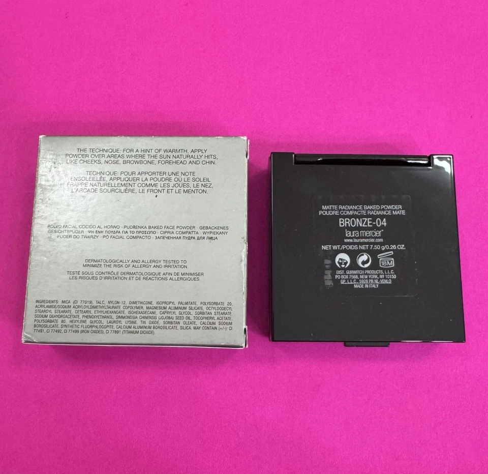 Laura Mercier Matte Radiance Baked Powder Bronze 04 NEW IN BOX - Image 2 of 4