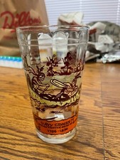 VINTAGE DAVY CROCKETT Drinking Glass, Excellent