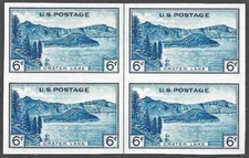 SCOTT #761 - Vertical Center line block of (4) MNH, NGAI