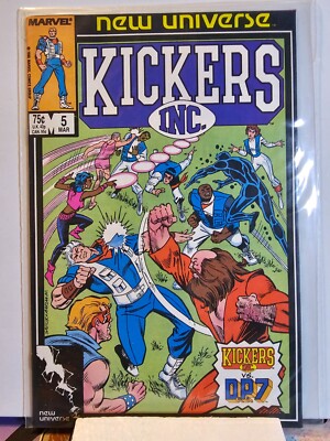 New Universe Kickers Inc #5 Comic 1986 Marvel Comics