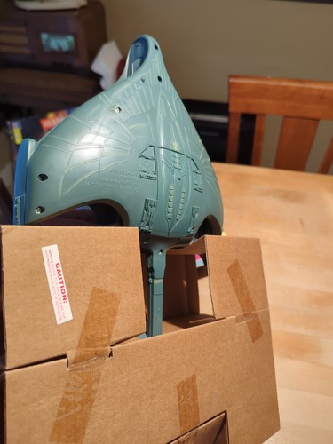Vehículo Warbird Romulano Star Trek The Next Generation con caja Playmates - Imagen 8 de 8