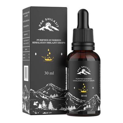 Himalayan Pure Shilajit 30ml Himalayan Sundried Shilajit Drops