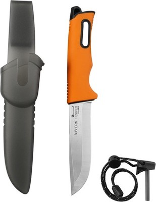 HX OUTDOORS Fixed Blade Outdoor Knife with Sheath, 5Cr15 Stainless Steel Camping