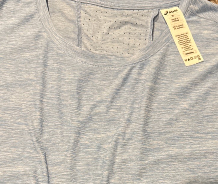 ASICS Women’s Short Sleeve Athletic T-Shirt – Light Blue – Activewear thumbnail 2