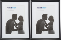 Bilderrahmen 2Er Set, 15X20Cm, 10X15Cm, Schwarz