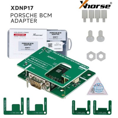 Xhorse XDNP17 Solder Free Adapter for Por.sche BCM works with  Key Tool Plus