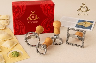 Premium Ravioli Ausstecher Set 3 Teilig   Das perfekte Ravioli Former Set