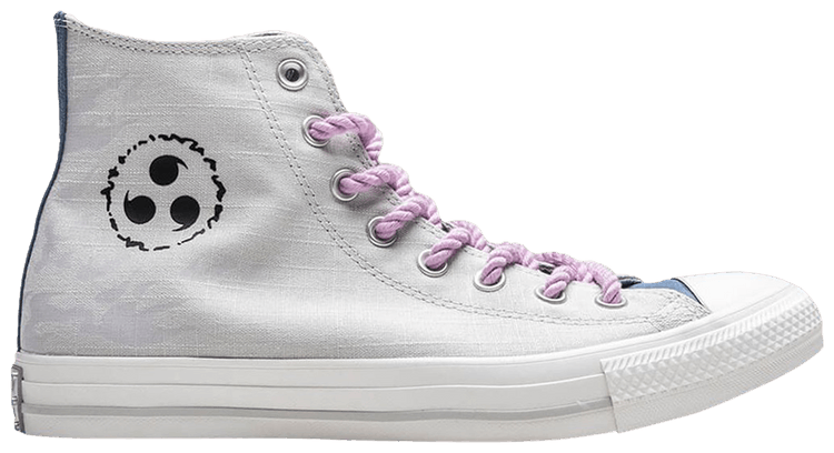 Converse Chuck Taylor All Star High Naruto Shippuden Sasuke Sneakers A14837C
