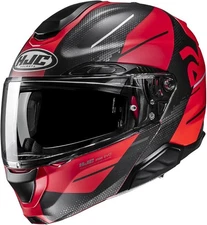 MODULAR FIBER motorcycle helmet HJC RPHA 91 MC1SF MATT BLACK RED