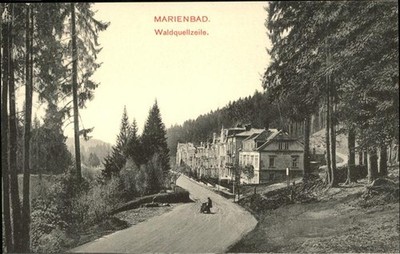 Mariánské Lázně Czech Republic Bohemia forest spring line Bohemia