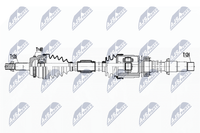 Antriebswelle NTY NPW-TY-173 FüR Toyota Camry ASV50_ ASV50R