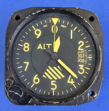 Vintage 1950s Kollsman AN5760-4B Altimeter Pressure Indicator PN 1845X-4-03