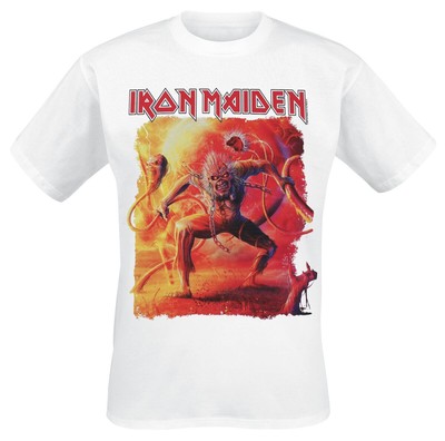 Iron Maiden T-Shirt Herren Piece Of Mind - Hydra weiß