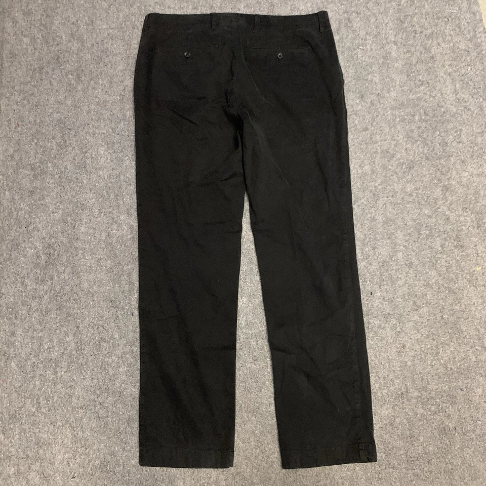 Pantalones chinos James Perse 36 trabajo informales utilitarios preppy negros Foto 2 de 4